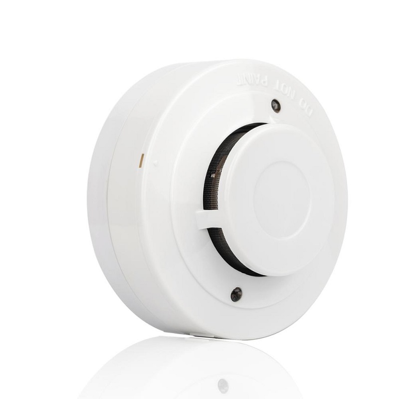 Industrial dust cover fire alarms smoke detectors with remote led