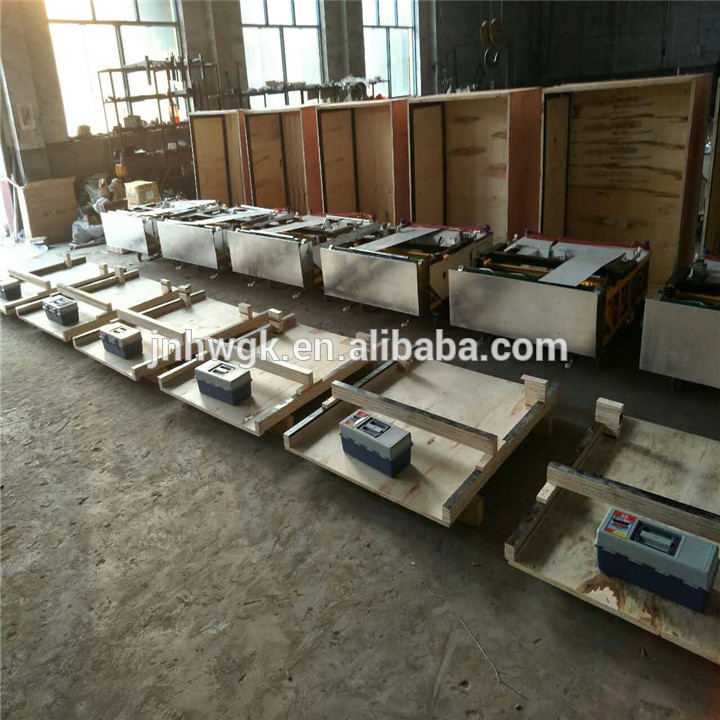 Laser measurement concrete rendering machine for wall