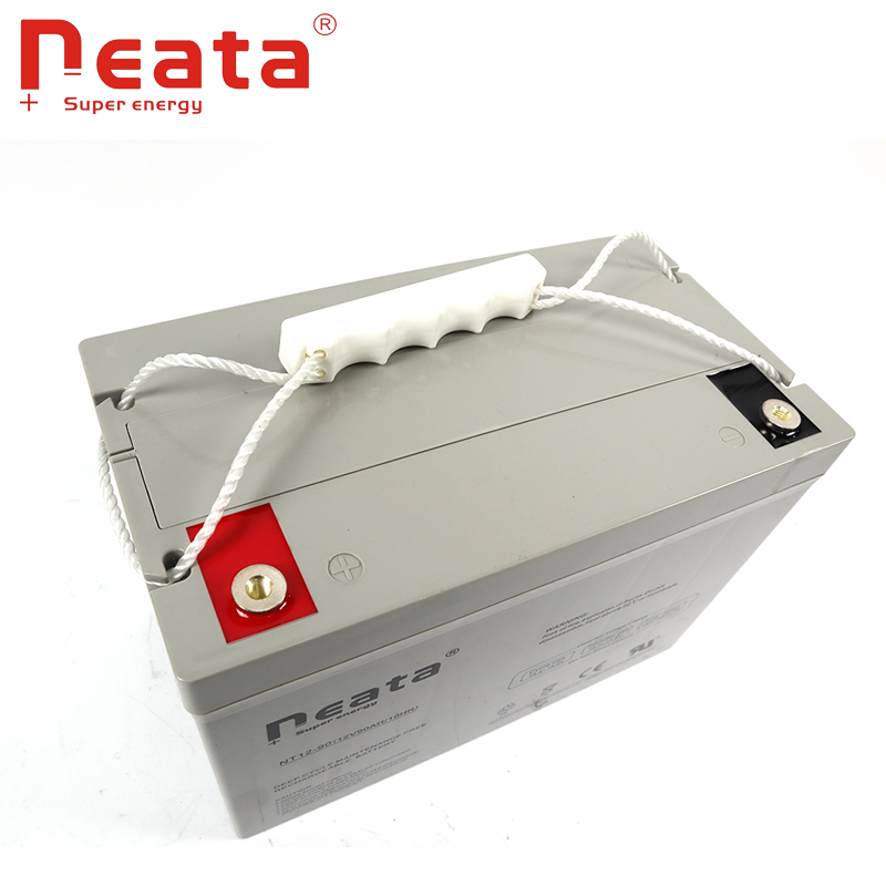 Hot selling Neata wholesale manufacture AGM 12v 90ah rechargeable lead acid battery f