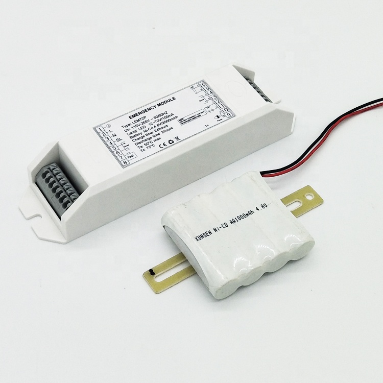 Emergency led panel with external driver