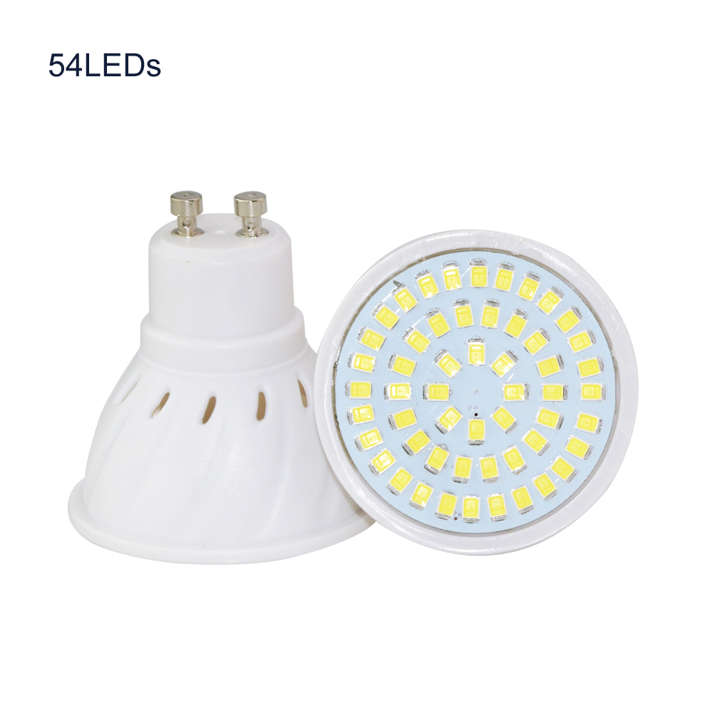 4W 6W 8W 220V 110V Led GU 10 Lampada LED 36Led 54Led 72Led Energy Saving Home GU10 LED Spotlight