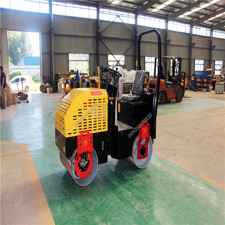 1ton full  hydraulic Double Drum Vibratory road roller compactor price