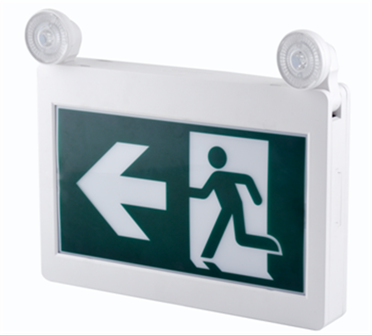 Canada led emergency light running man exit sign