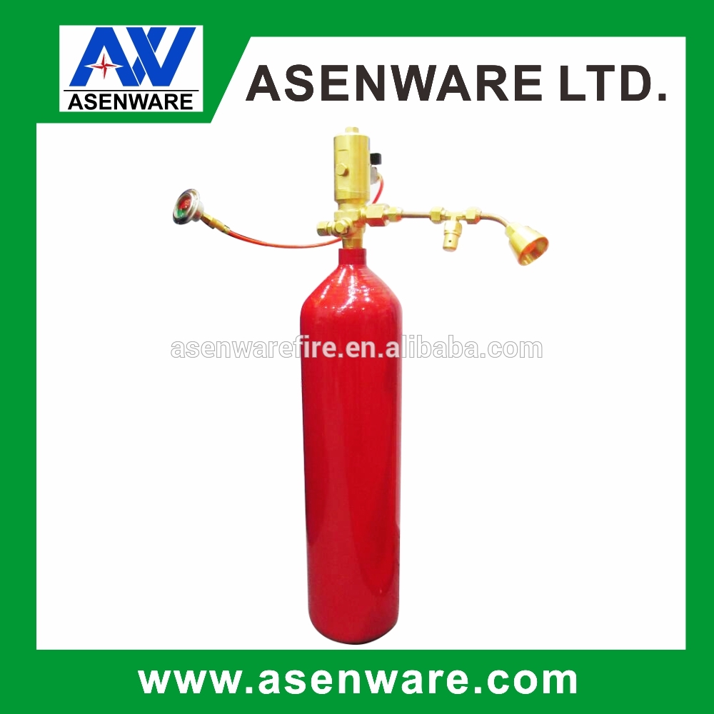 automatic detecting and fire extinguishing device for fire trace tube