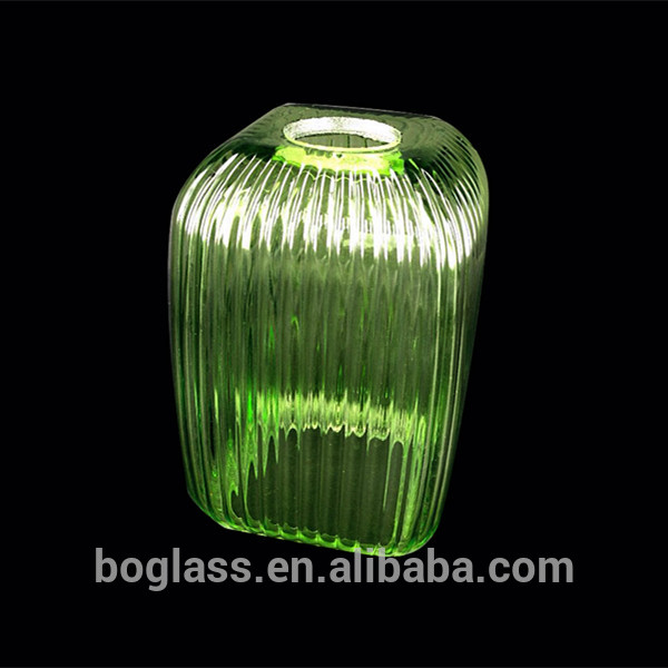 Antique Shape Green Glass Lamp Shade