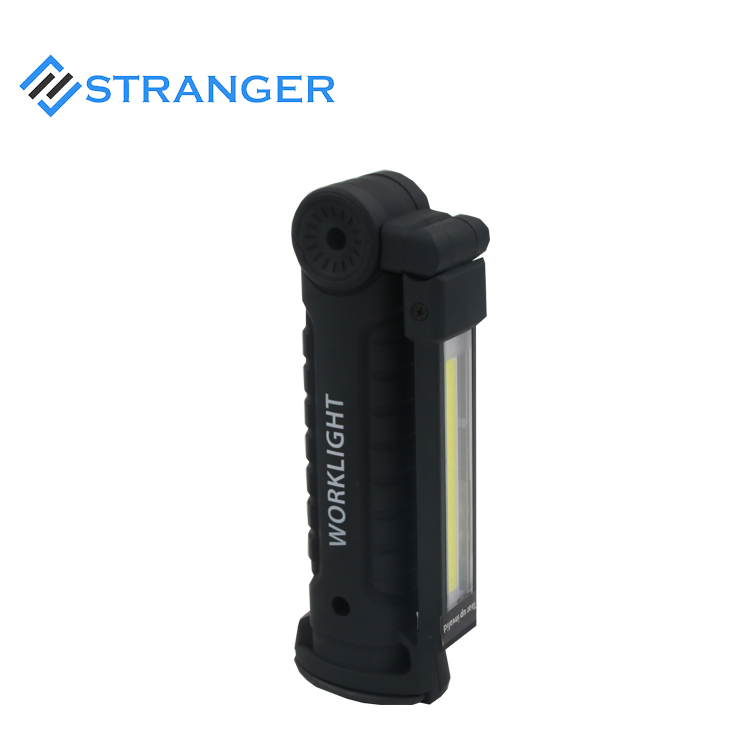 Fold Warning Adjustable rechargeable led torch cob magnet working light torch