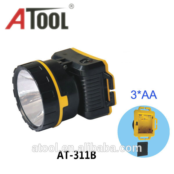 Atool 1W rechargeable & battery operated led headlamp