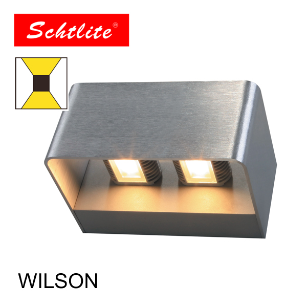 WILSON  IP65 6W 12W Up And Down Beam Angle Adjustable Led Wall Pack Light