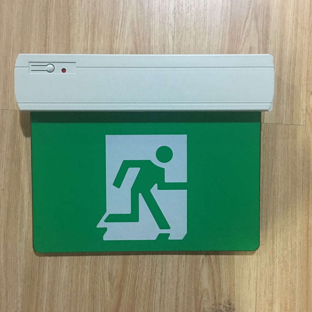 Emergency light safety running man exit lights exit signs