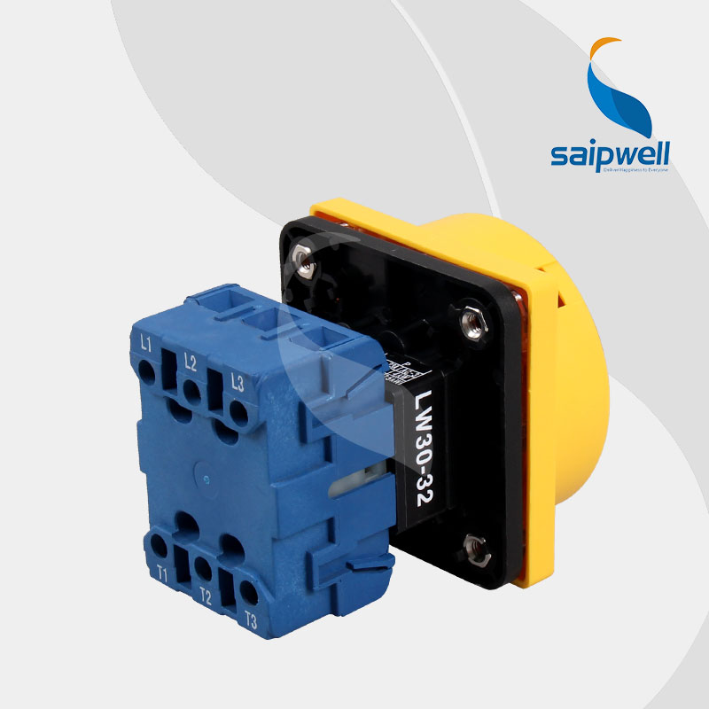 SAIP/SAIPWELL 32A/440V 3 Poles Waterproof Switcher Rotary Cam Switch