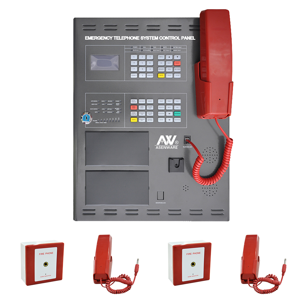 Master fireman's set Emergency telephone system