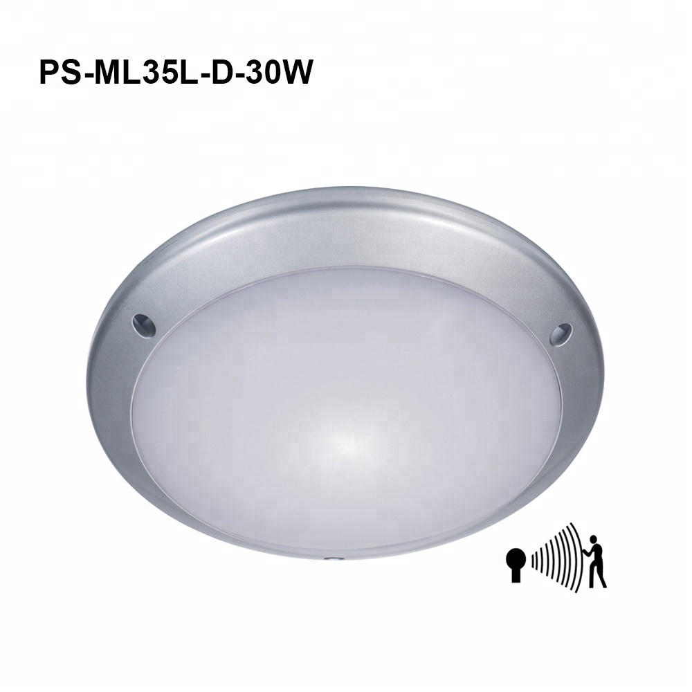 12W, 16W, 20W, 24W, 30W Power adjustable dimmable microwave motion sensor light(PS-ML35L-D-30W)