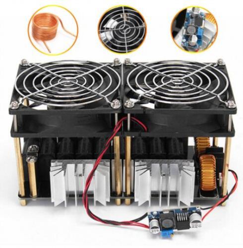 2500W ZVS Induction Heater Induction Heating PCB Board High frequency Heating Machine Melted Metal + 48VCoil Mayitr