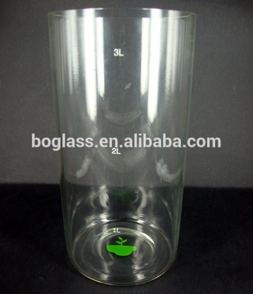 tall glass vases in clear