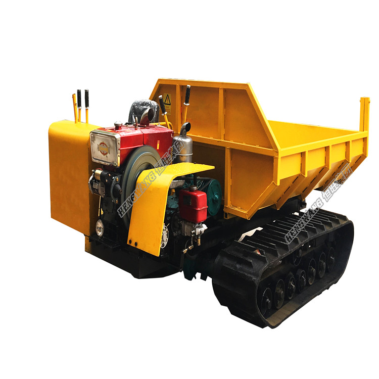 3 ton ride on crawler mini dumper  Forest used mini small track crawler dumper