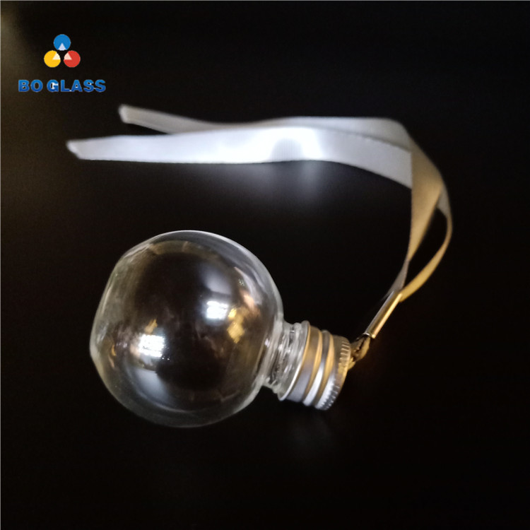 Hand Blown Customized Clear Pendant Lamp Glass Bulb