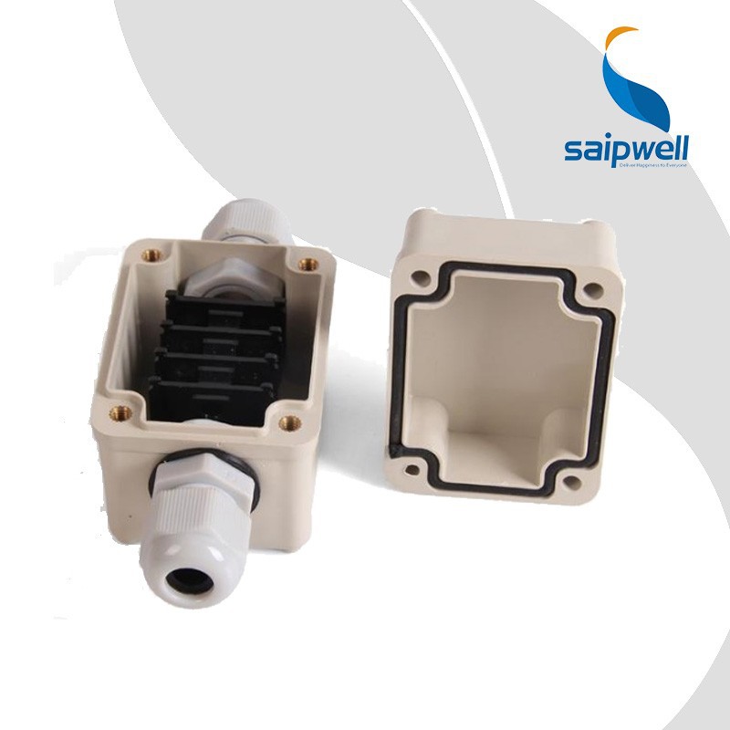 Saip/Saipwell with CE & ROHS IP66 50*65*55mm ABS plastic enclosure with four Screw