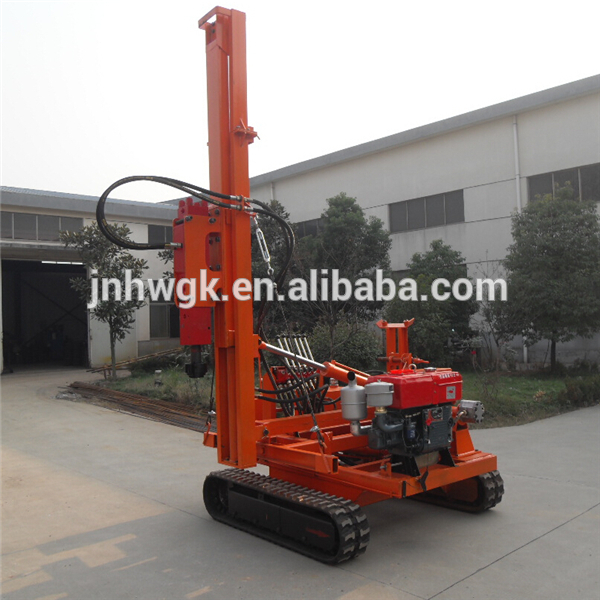 Crawler type Guardrail Post Pile Driver/High Quality Screw Driving Pile Driver/Hydraulic Road Fence Post Pile Driver