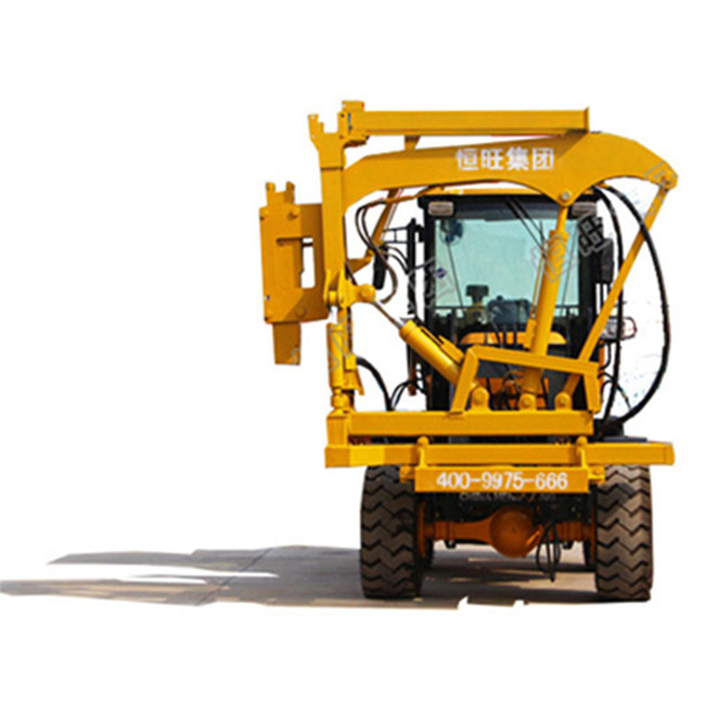 High Quality Highway Steel Fence /Post /Guardrail Mini Hydraulic Pile Driver