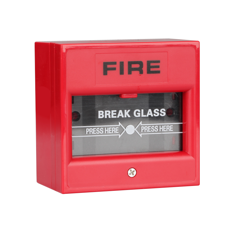 new product simple wired break glass panic button alarm