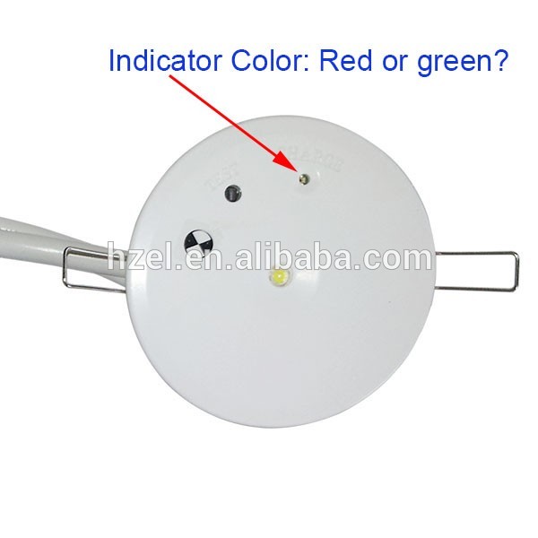 Rechargeable fire fighting LED 3W emergency downlight