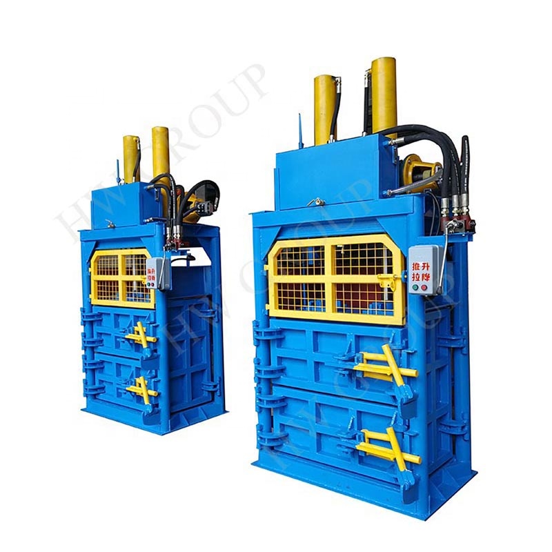 vertical press baler machine for used clothing