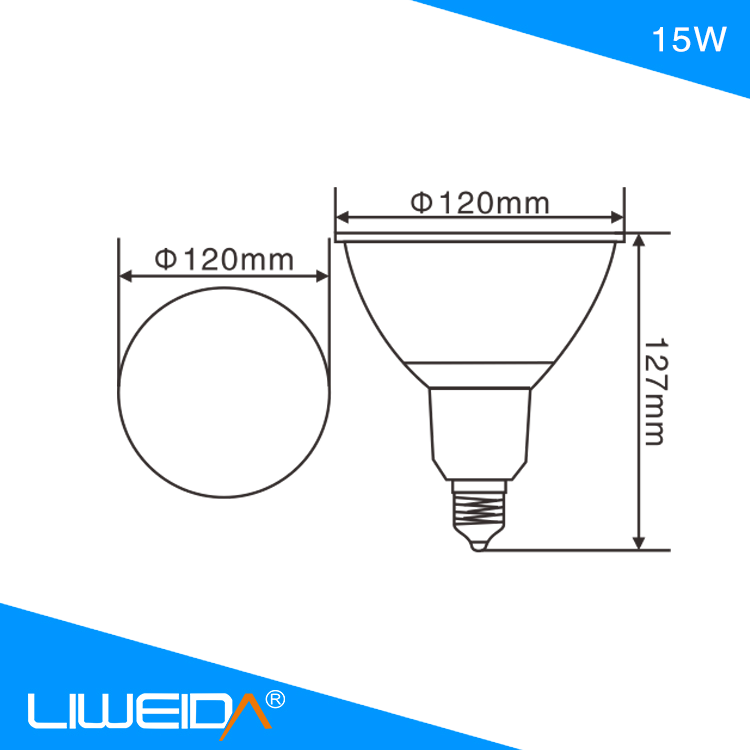 AC100-240V Par30 12W E26 E27 B22 Led Spot Light with CE RoHS