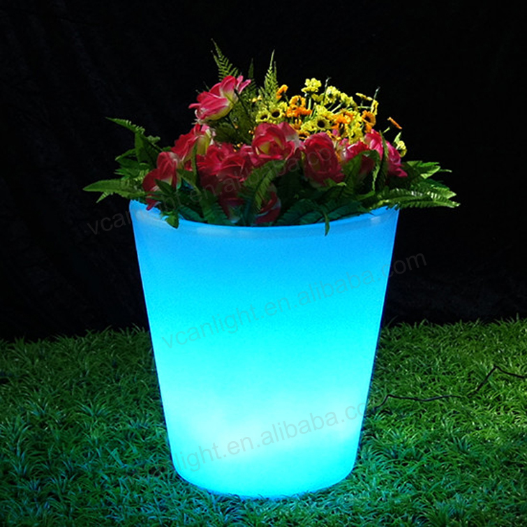 waterproof outdoor rgb 16 colors led planter