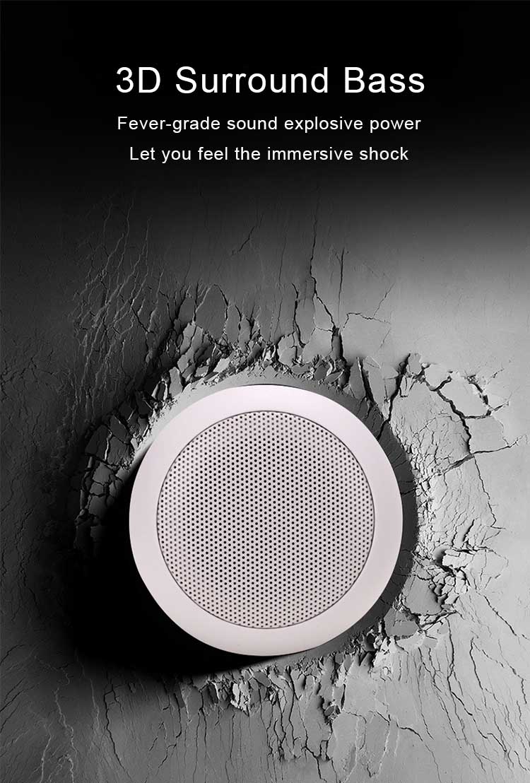 Mini Bass Speaker Bluetooth light box usb Zhuhai Amazon Excellent Sound Effect music kitchen refrigerator magnet