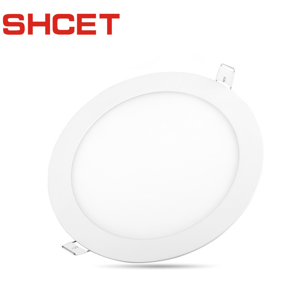 round shape and mini solar slim led flat panel lighting 6w with CE and ROHS