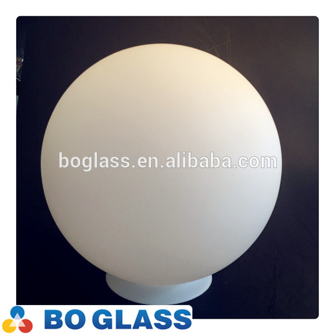 Modern white opal glass lamp shade for ceiling fan