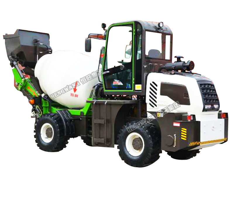 1.2 cubic meter automatic feeding concrete mixer truck price