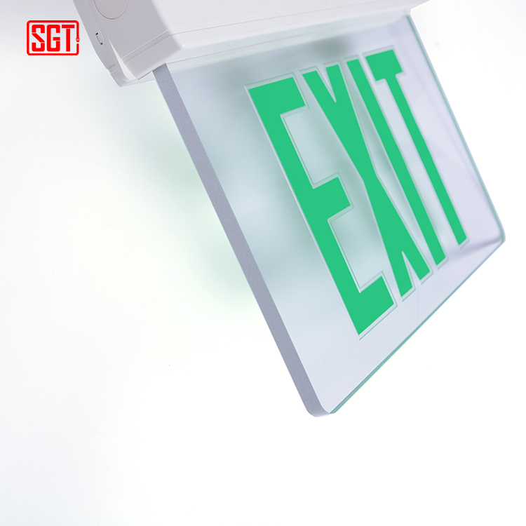 Battery backup emergency lighting exit sign emergency exit led light