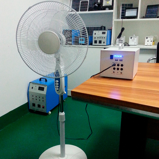 Factory price 40W solar panel energy storage off grid small home solar power system for DC fan DC TV