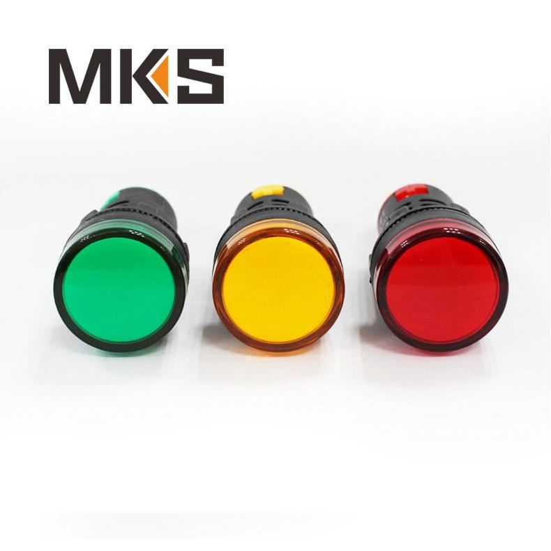 Hot sale 22mm plastic function indicator light 220v