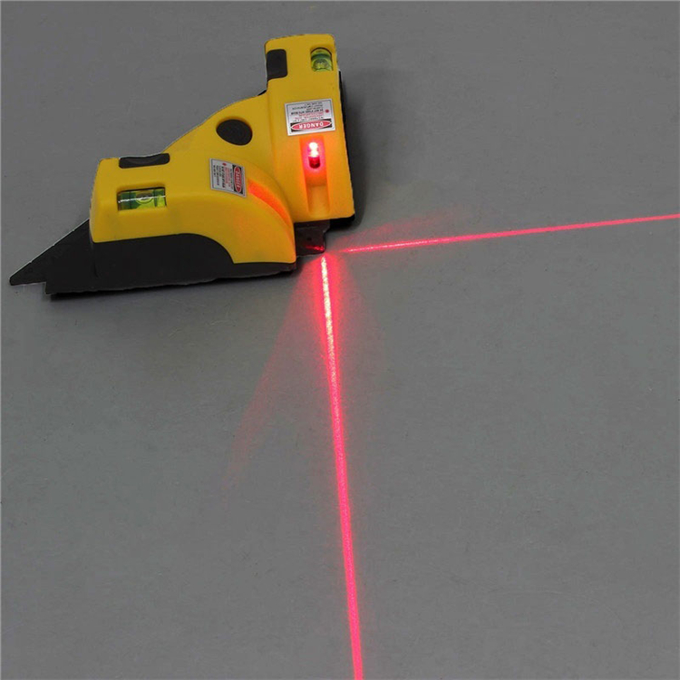 Right Angle 90 Degree Vertical Horizontal Line Projection Laser Levels Measurement Tools