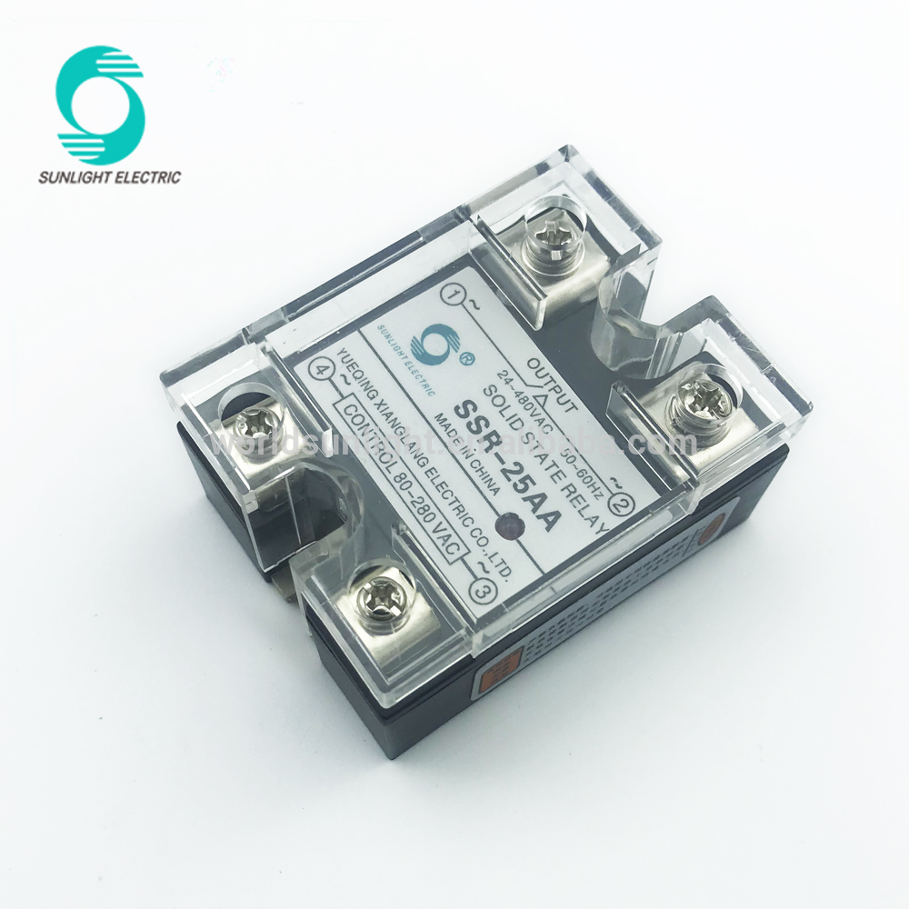 ZG3NC-325A ac to ac 25A 90-250VAC INPUT 24-480VAC OUTPUT ssr solid state relay