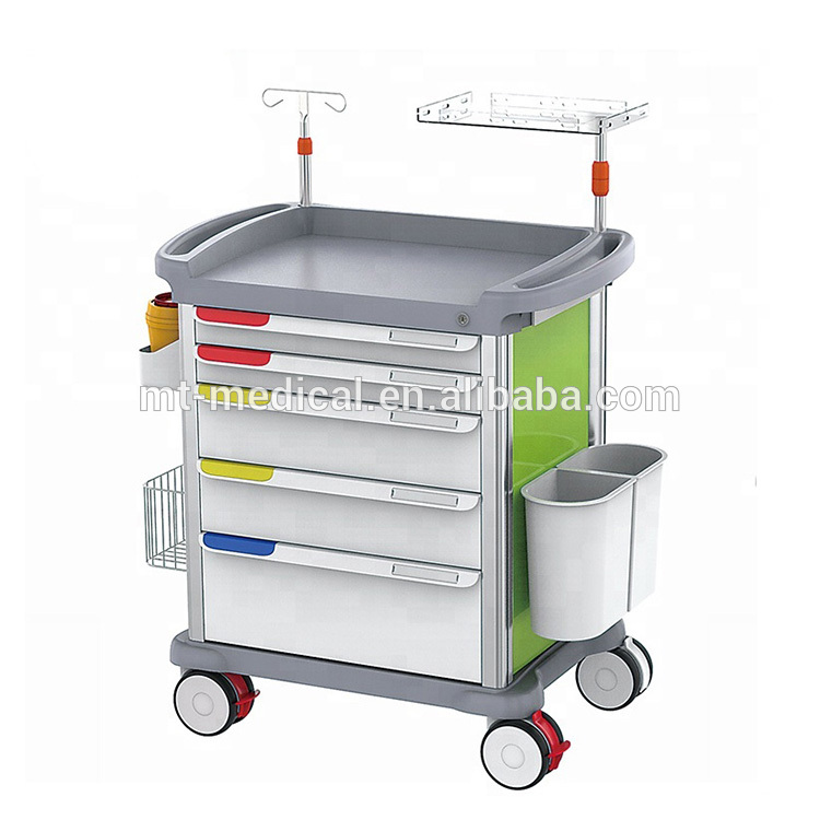 chinese manufacturer hospital equipment abs hospital medical trolley