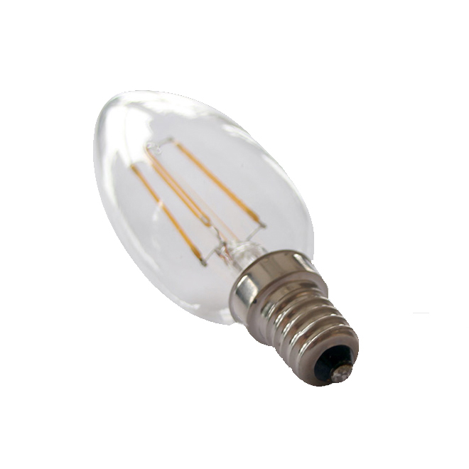 Glass and Plastic A60 LED Filament Bulb material led bulb