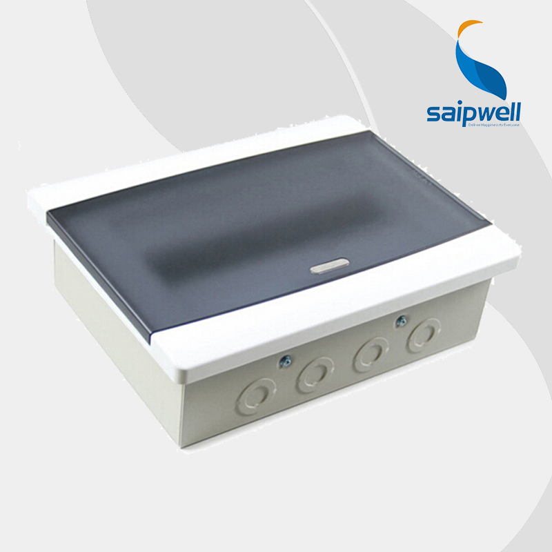 SAIP/SAIPWELL 288*220*80mm 12way New Design Modular Electrical Plastic Waterproof MCB Distribution Box