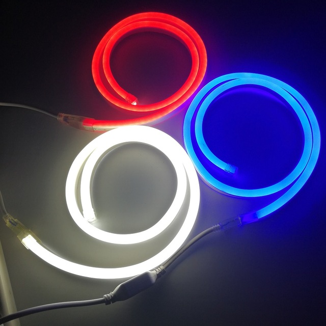 outdoor waterproof flexible white RGB flex led neon light