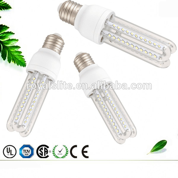 China supplier led lights home warm cool white light smd glass tube e27 led energy saving lamp / led corn light bulb