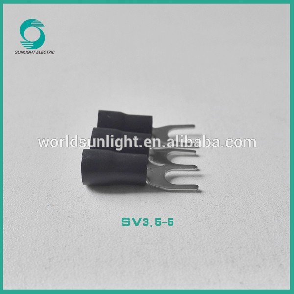 SV crimp insulated spade electrical terminal connector