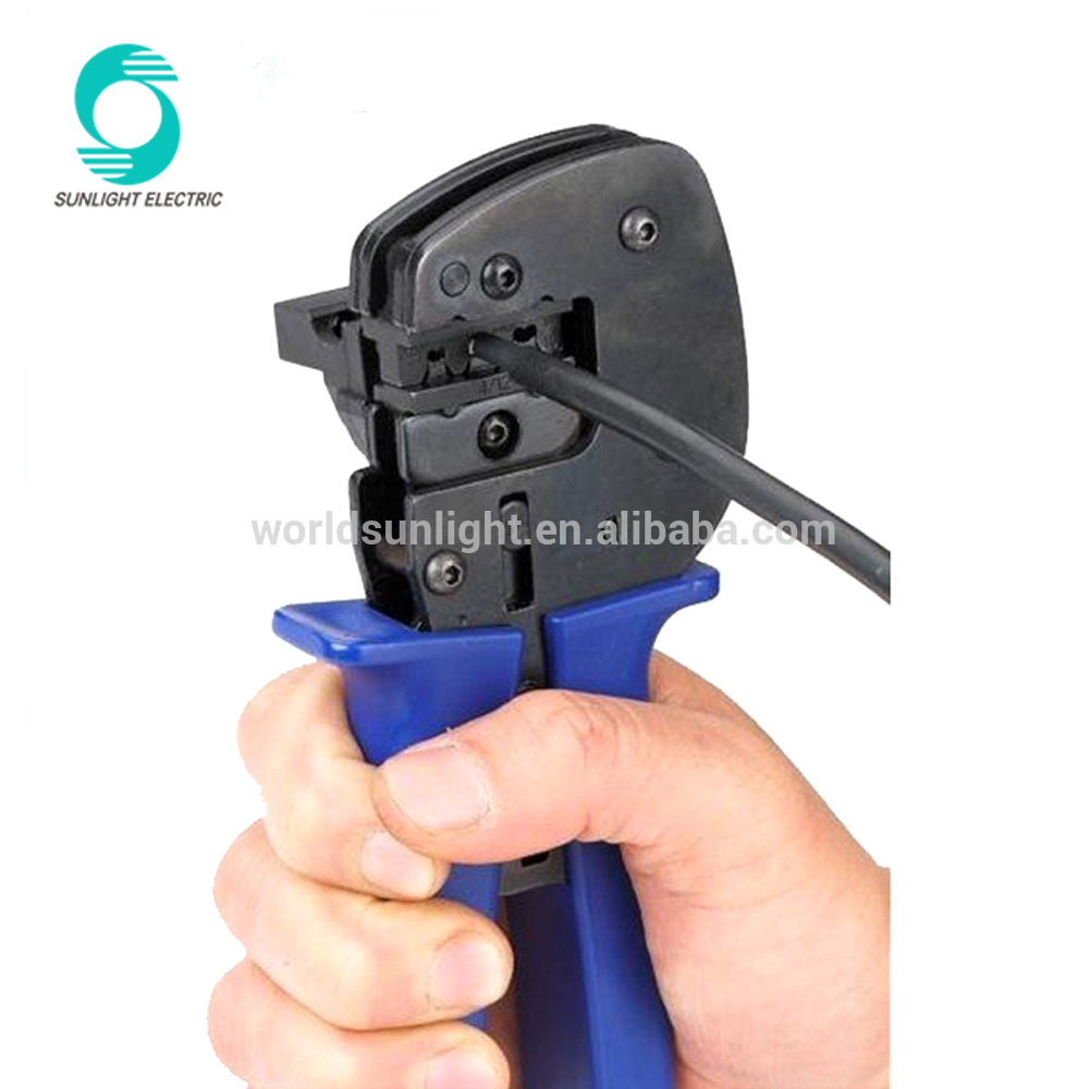 A-2546B MC4 crimper solar cable crimping tool for PV system,Crimping pliers