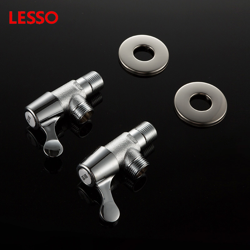 WP01504 LESSO bathroom and home kitchen chrome plated general angle valve