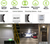 Die Casting AluminumLED IP65 led sensor square bulkhead light fitting