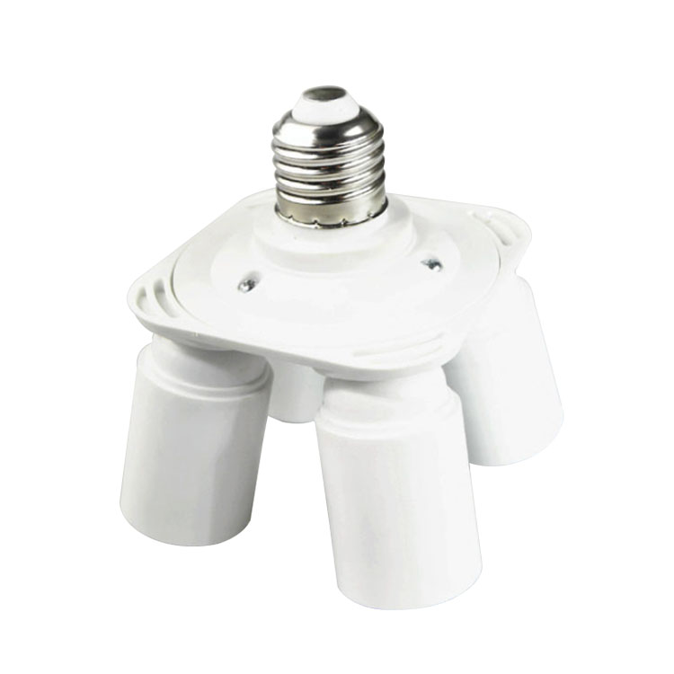 E27 to 4 E27 Light Lampholder Good Quality Lamp Holder Socket