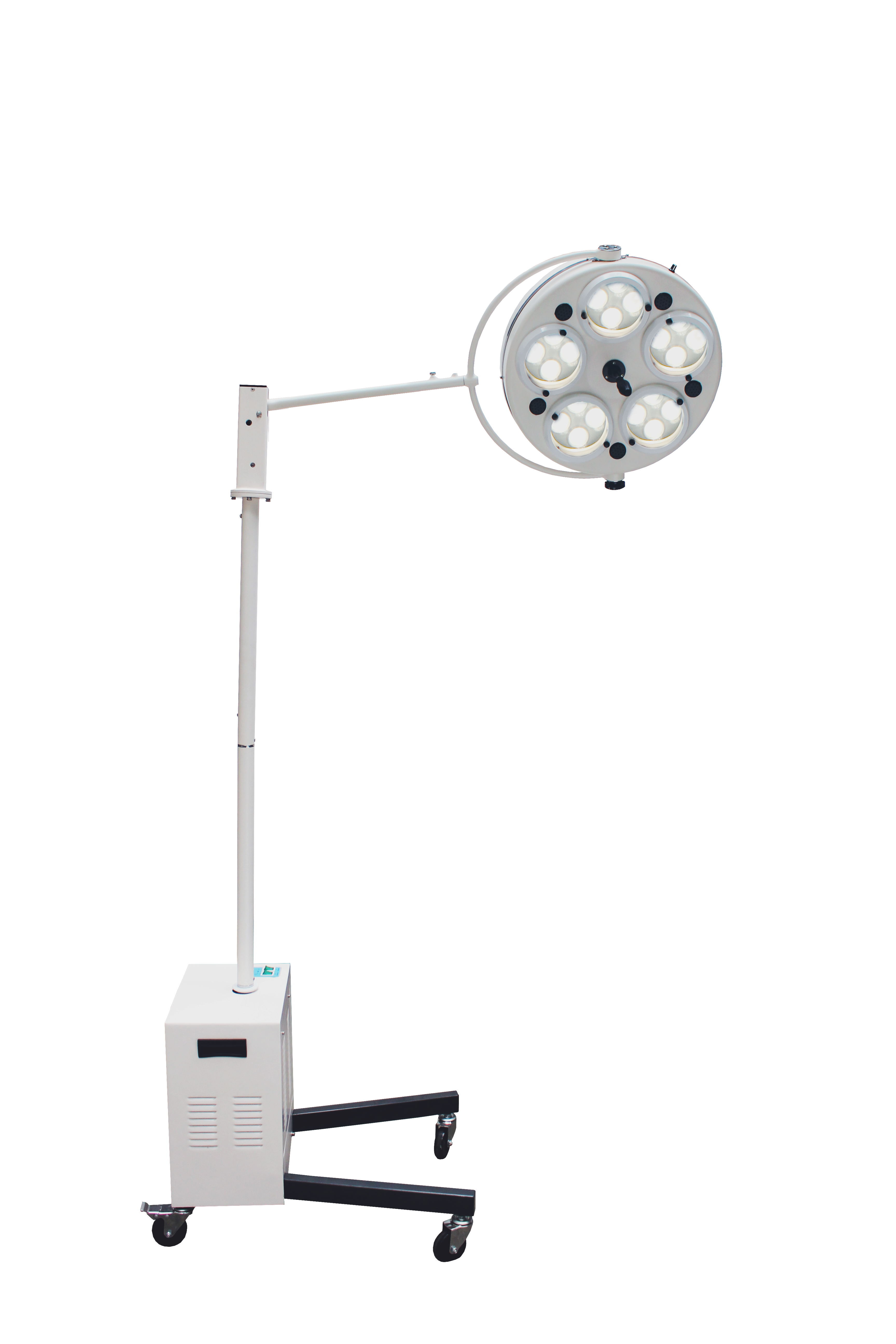 4 holes mobile stand hospital single head one arm LED examination lamp for operation