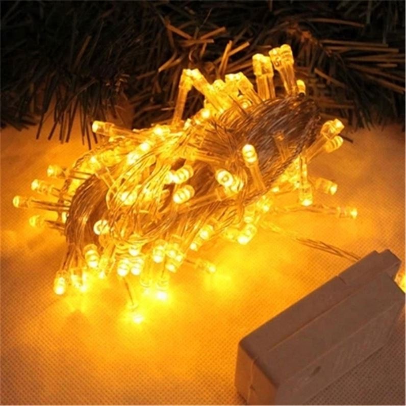 Outdoor Christmas Party Color Changing Light String 10m 100leds Mini Snowflake LED String Lights