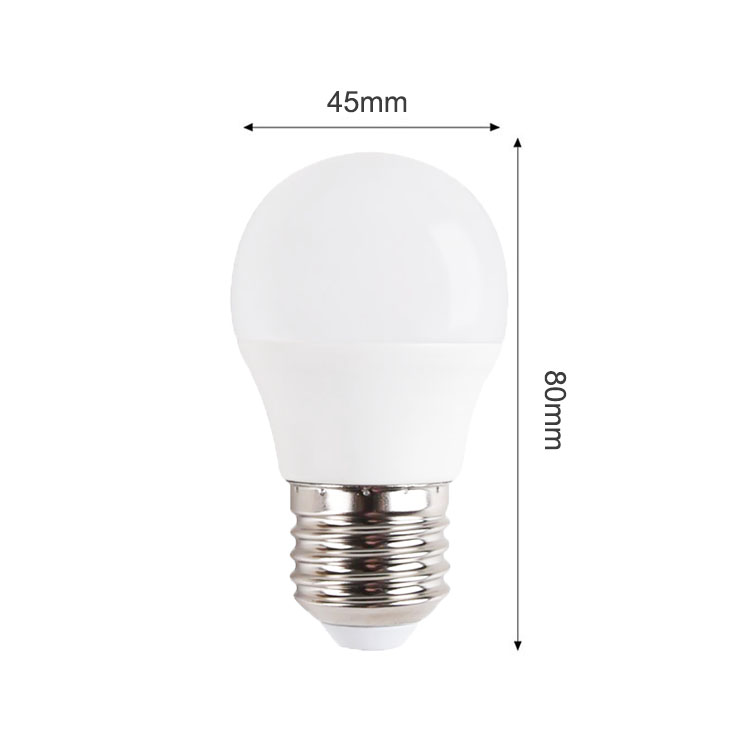 E14/E27 G45 Lamp Color Changing Cellphone Controlled 5watts Light Smart Lighting LED Bulb Wifi